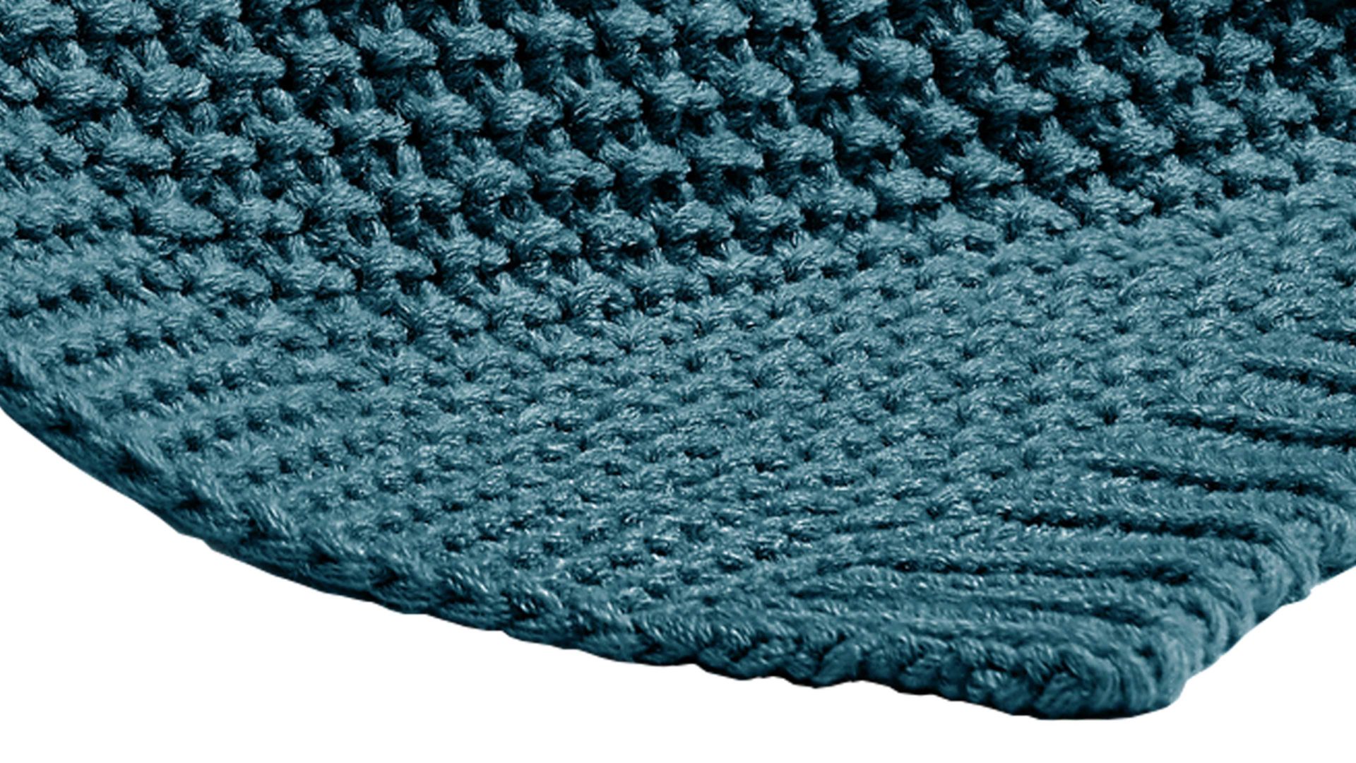 Wohndecke H. g. hahn haustextilien® aus Kunstfaser in Dunkelgrün HAHN Strickdecke smaragdfarbene Kunstfaser - ca. 130 x 170 cm