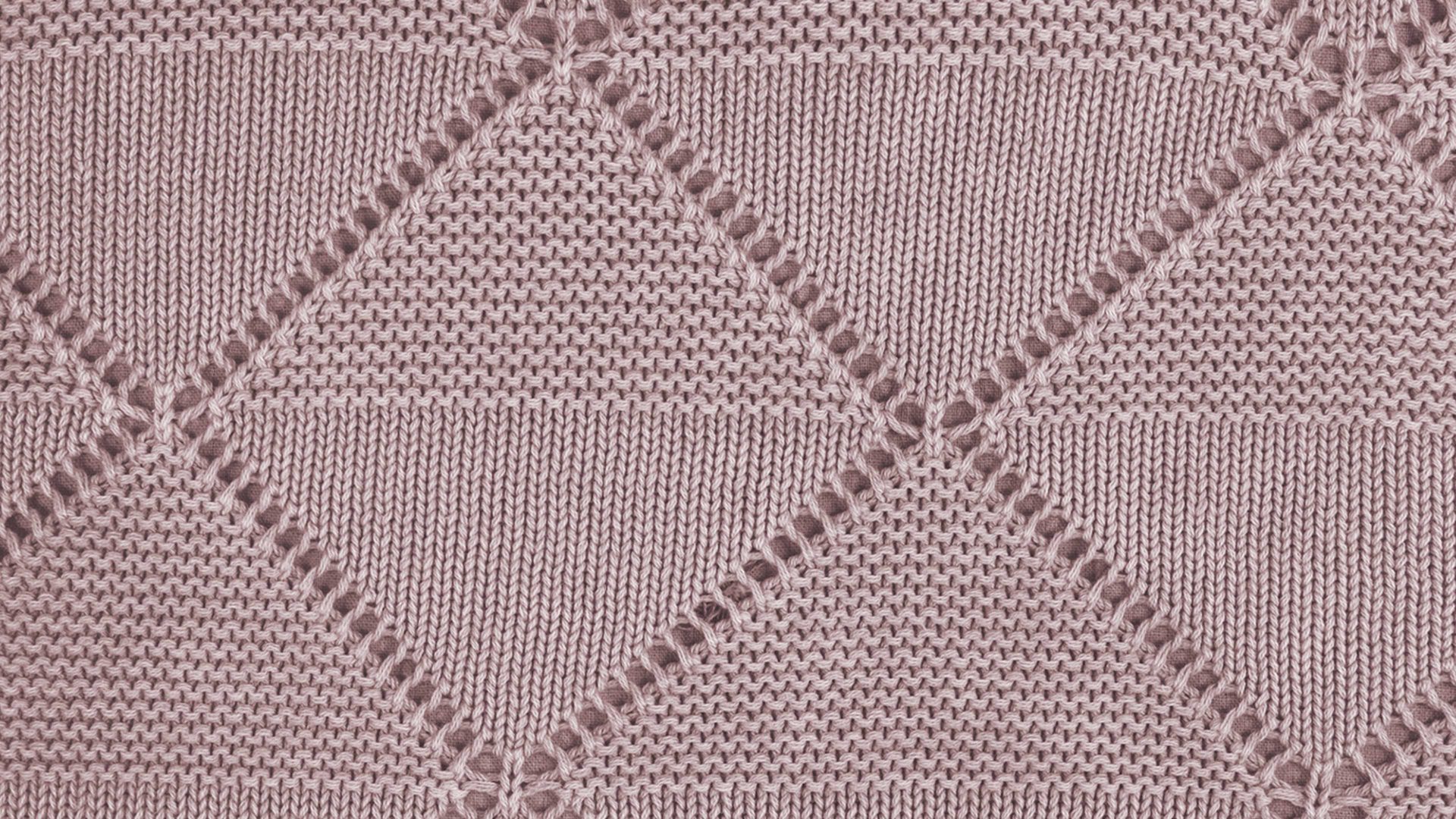 Kissenbezug /-hülle Magma sitting point aus Naturfaser in Rosa MAGMA Kissenhülle Purl altroséfarbene Baumwolle - ca. 50 x 50 cm