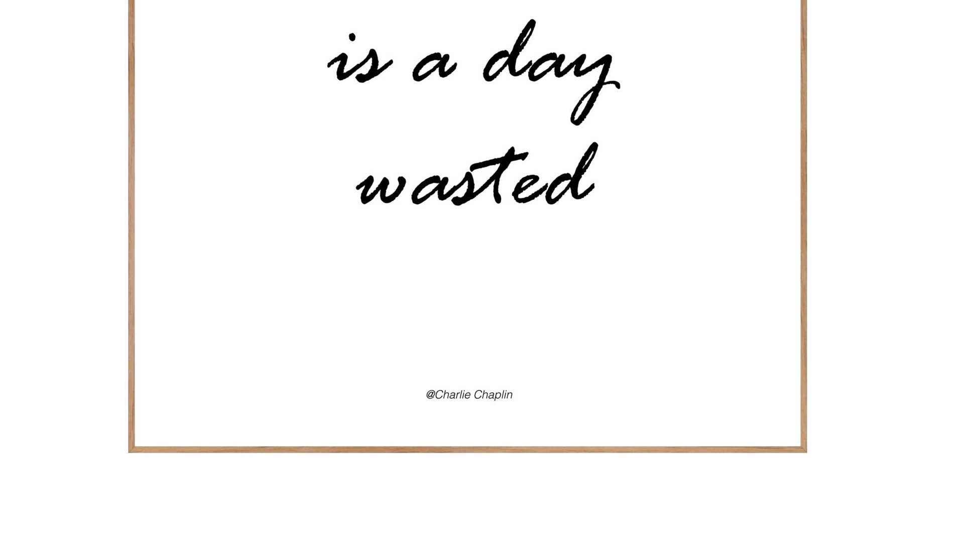 Kunstdruck Malerifabrikken aus Holz in Weiß Posterdruck Without Laughter bedrucktes Holz & Eiche – ca. 30 x 40 cm