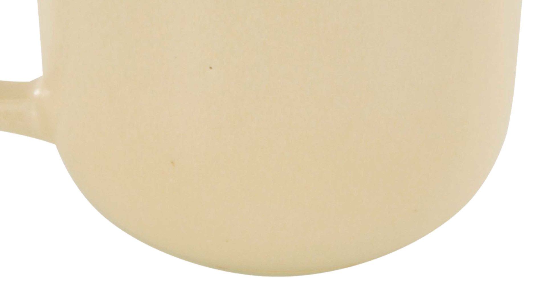 Kaffeebecher Creatable aus Steinzeug in Beige CREATABLE Pietra – Henkelbecher sandfarbenes Steinzeug – ca. 350 ml