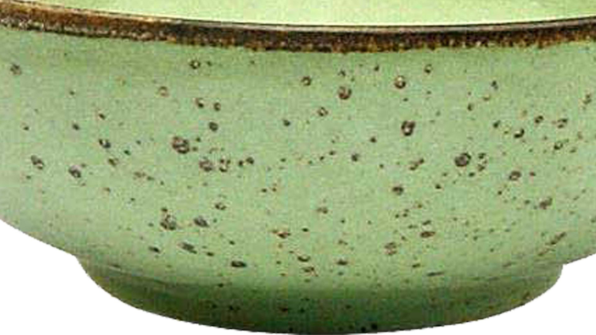 Schale Creatable aus Stein in Grün CREATABLE Nature Collection – Schale naturgrünes Steinzeug – Durchmesser ca. 17 cm