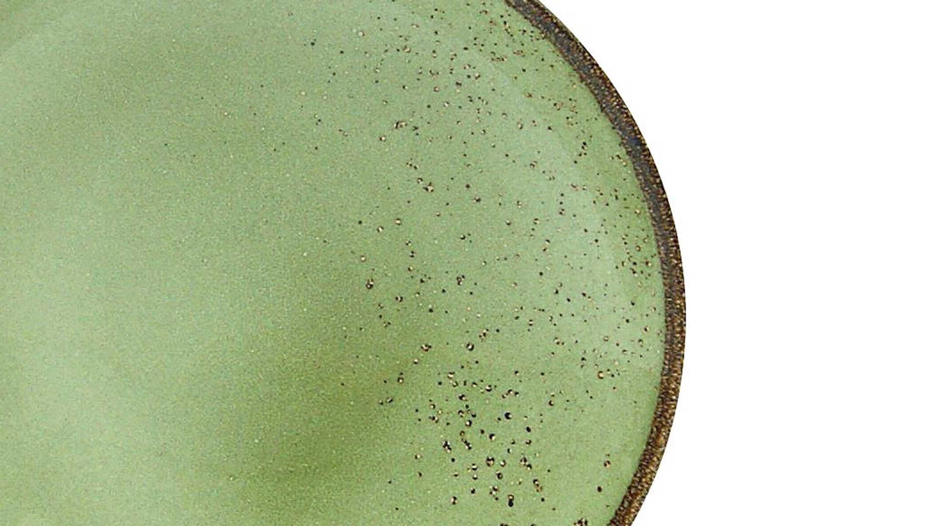 Suppenteller Creatable aus Steinzeug in Grün CREATABLE Nature Collection – Suppenteller naturgrünes Steinzeug – Durchmesser ca. 22 cm