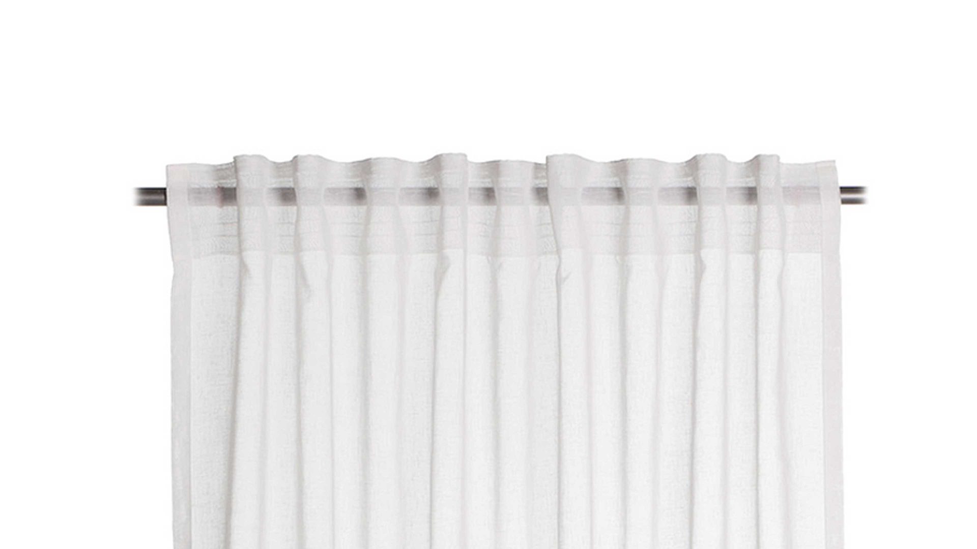 Schlaufenschal Gözze aus Stoff in Weiß Ambiente Trendlife by GÖZZE Schlaufenschal Peru weiße Leinenoptik – ca. 140 x 245 cm