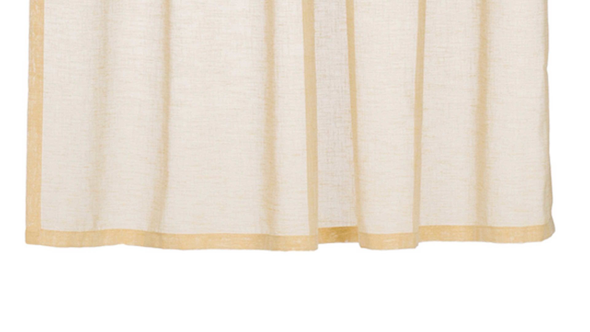 Schlaufenschal Gözze aus Stoff in Gelb Ambiente Trendlife by GÖZZE Schlaufenschal Peru senffarbene Leinenoptik – ca. 140 x 245 cm