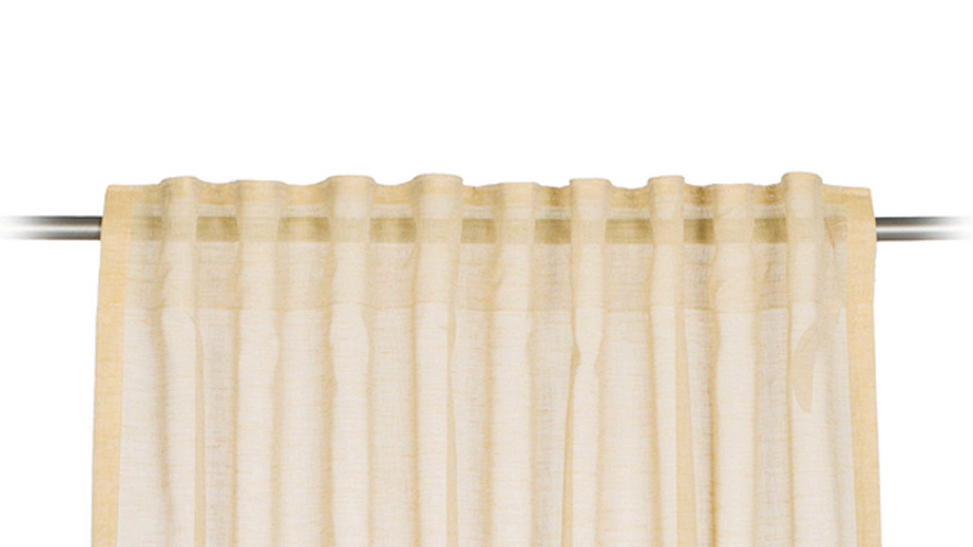 Schlaufenschal Gözze aus Stoff in Gelb Ambiente Trendlife by GÖZZE Schlaufenschal Peru senffarbene Leinenoptik – ca. 140 x 245 cm