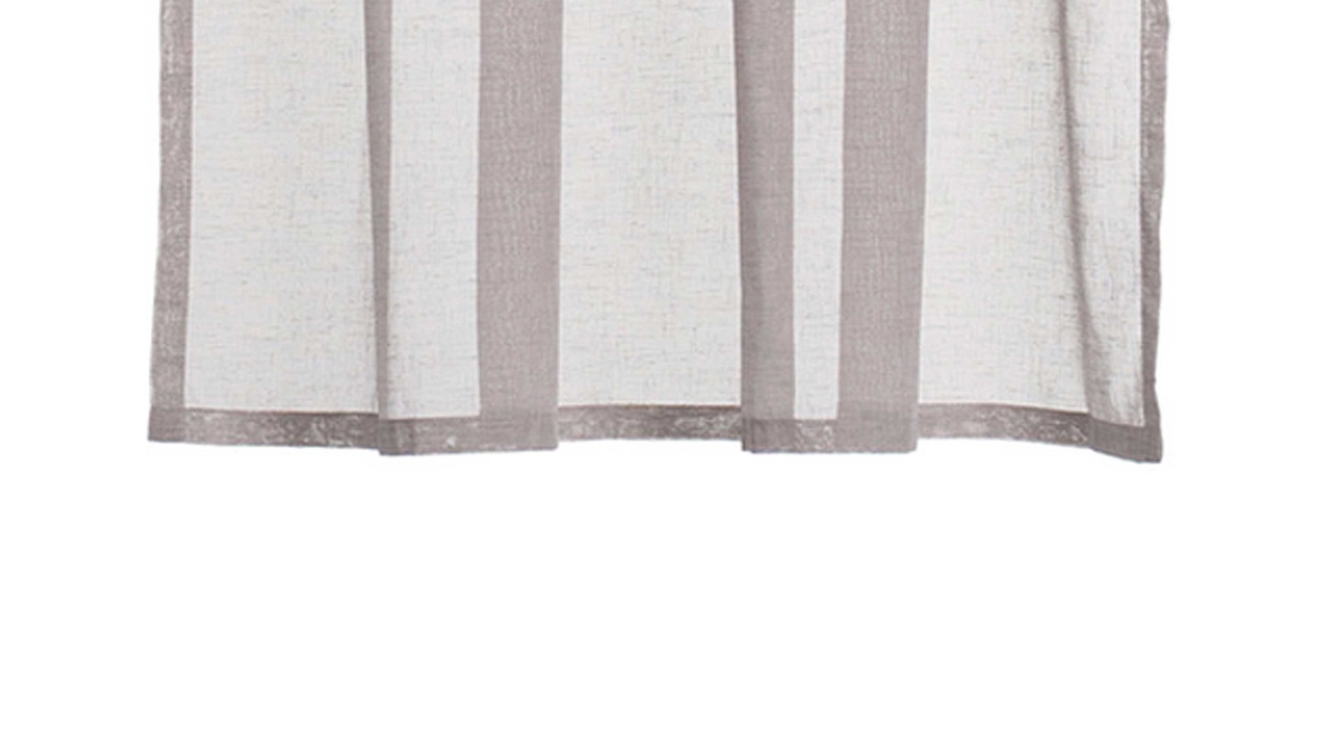 Schlaufenschal Gözze aus Stoff in Braun Ambiente Trendlife by GÖZZE Schlaufenschal Peru taupefarbene Leinenoptik – ca. 140 x 245 cm