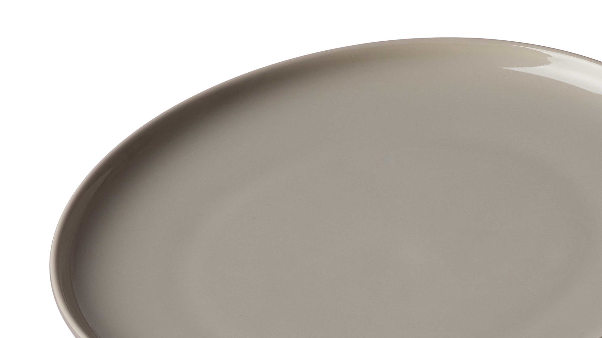 Kuchen- / Frühstücks- / Dessertteller Ritzenhoff & breker aus Keramik in Grau Ritzenhoff & Breker Kuchenteller Jasper taupefarbenes Steinzeug – Durchmesser ca. 19 cm