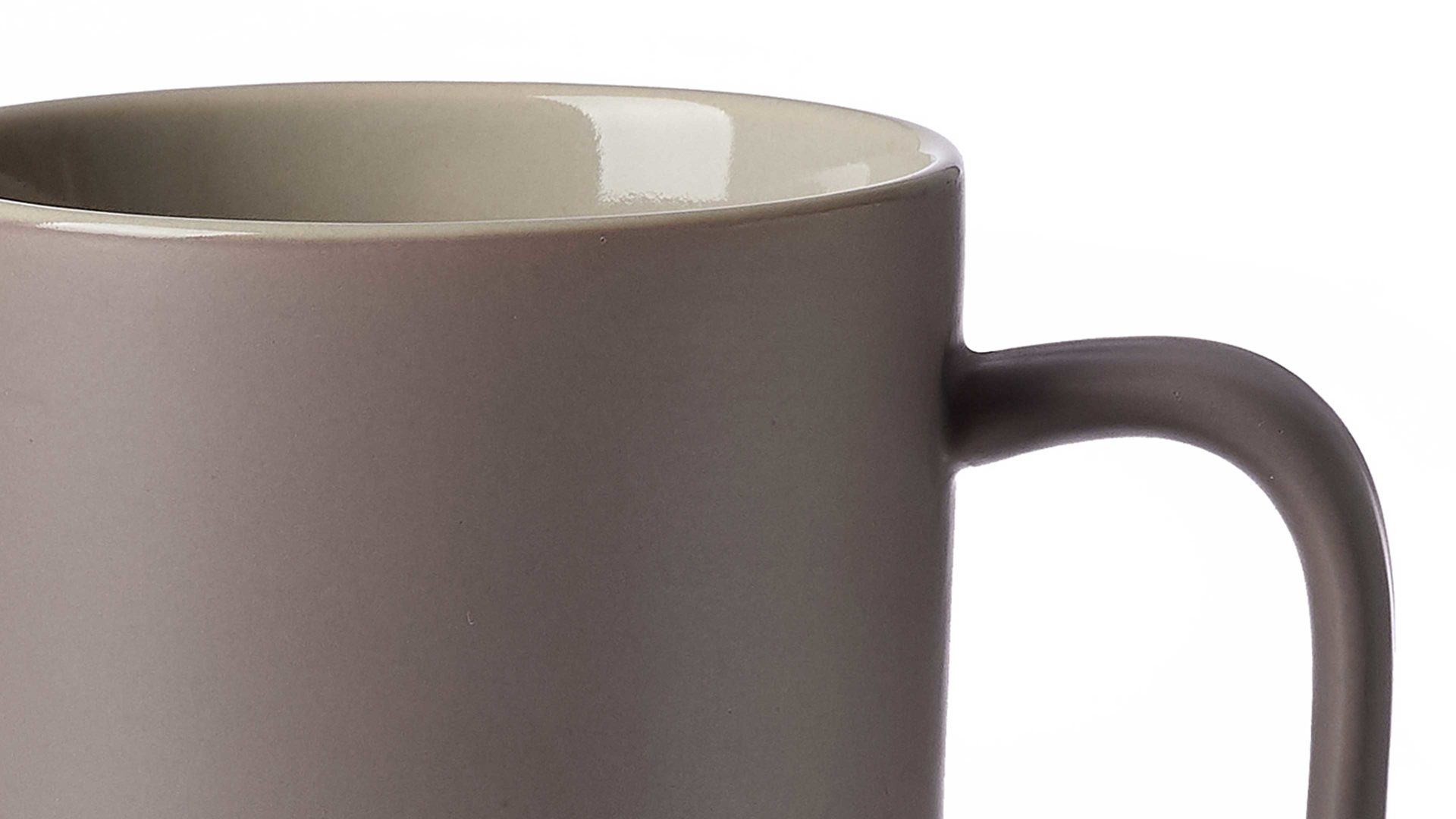 Kaffeebecher Ritzenhoff & breker aus Keramik in Grau Ritzenhoff & Breker Kaffeebecher Jasper taupefarbenes Steinzeug – Füllmenge ca. 320 ml