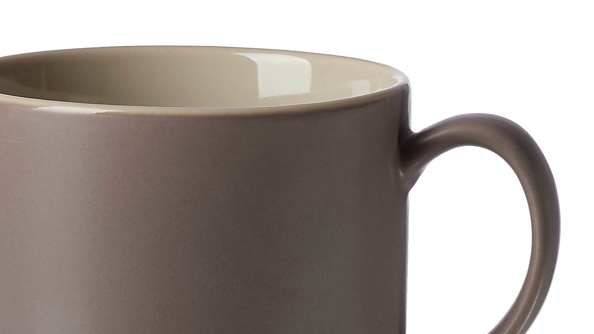 Kaffeetasse Ritzenhoff & breker aus Keramik in Grau Ritzenhoff & Breker Kaffeetasse Jasper taupefarbenes Steinzeug – Füllmenge ca. 240 ml