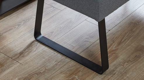 Eckbank PARTNERRING COLLECTION aus Stoff in Grau PARTNERRING COLLECTION Dordrecht - Eckbank steingrauer Boucle Today 85 - Stellfläche ca. 167 x 192 cm