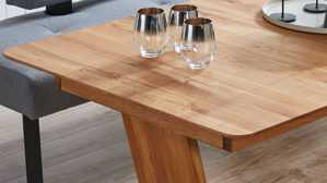 Auszugtisch PARTNERRING COLLECTION aus Holz in Holzfarben PARTNERRING COLLECTION Dordrecht - Ausziehtisch rustikal geölte Eiche - ca. 130 -180 x 90 cm