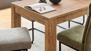 Auszugtisch PARTNERRING COLLECTION aus Holz in Holzfarben PARTNERRING COLLECTION Multi-Decor - Ausziehtisch terrafarbene Struktureiche - ca. 180 - 250 x 90 cm