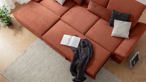 Funktion KAWOO aus Stoff in Transparent KAWOO Serie 7533 - Bettfunktion manuell