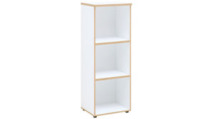 Regal Innostyle aus Holz in Weiß Büro Serie Memphis - Büroregal Weiß & Artisan Eiche - ca. 45 x 122 cm