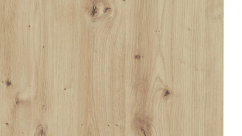 Garderobenpaneel Forte® aus Holz in Holzfarben Hell Garderobenprogramm Baccio - Garderobenpaneel Artisan Eiche – ca. 45 x 195 cm