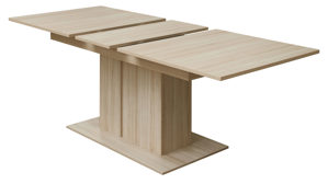 Auszugtisch Innostyle aus Holz in Hellbraun Wohnzimmer Serie Ina - Auszugtisch Kaschmir & Riva Eiche - ca. 180 - 220 x 90 cm