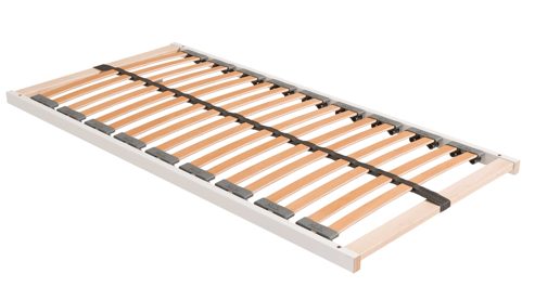 Babybett Paidi aus Holz in Holzfarben PAIDI Babyzimmer Kira  – Babybettgestell Eiche Nebraska & Kreideweiß - Liegefläche ca. 70 x 140 cm