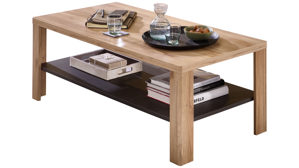 Couchtisch Innostyle aus Holz in Holzfarben Wohnzimmer Serie Tina - Couchtisch Mauvella Eiche & Carbon - ca. 120 x 45 cm