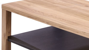 Couchtisch Innostyle aus Holz in Holzfarben Wohnzimmer Serie Tina - Couchtisch Mauvella Eiche & Carbon - ca. 120 x 45 cm