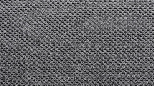 Ecksofa KAWOO aus Stoff in Grau KAWOO Polsterprogramm Exit - Funktions-Ecksofa grauer Velourbezug Onega 07 - Stellfläche ca. 314 x 198 cm