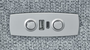 Ecksofa KAWOO aus Stoff in Hellgrau KAWOO Polsterprogramm Nil - Funktions-Ecksofa hellgrauer Chenillebezug Aragon 90 - Stellfläche ca. 203 x 277 cm