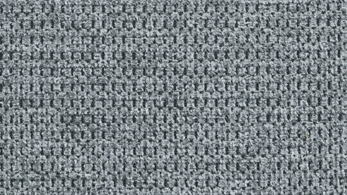 Ecksofa KAWOO aus Stoff in Hellgrau KAWOO Polsterprogramm Nil - Funktions-Ecksofa hellgrauer Chenillebezug Aragon 90 - Stellfläche ca. 277 x 203 cm