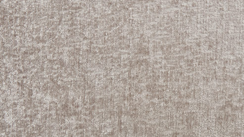 Schlafsofa Restyl aus Stoff in Hellbraun Schlafsofa Terri taupefarbener Chenillebezug 2-7092 & schwarze Metallfüße