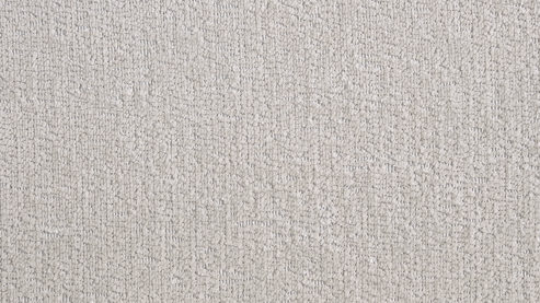 Schlafsofa Restyl aus Stoff in Beige Schlafsofa Terri cremefarbener Chenillebezug 2-7096 & anthrazitfarbene Metallfüße