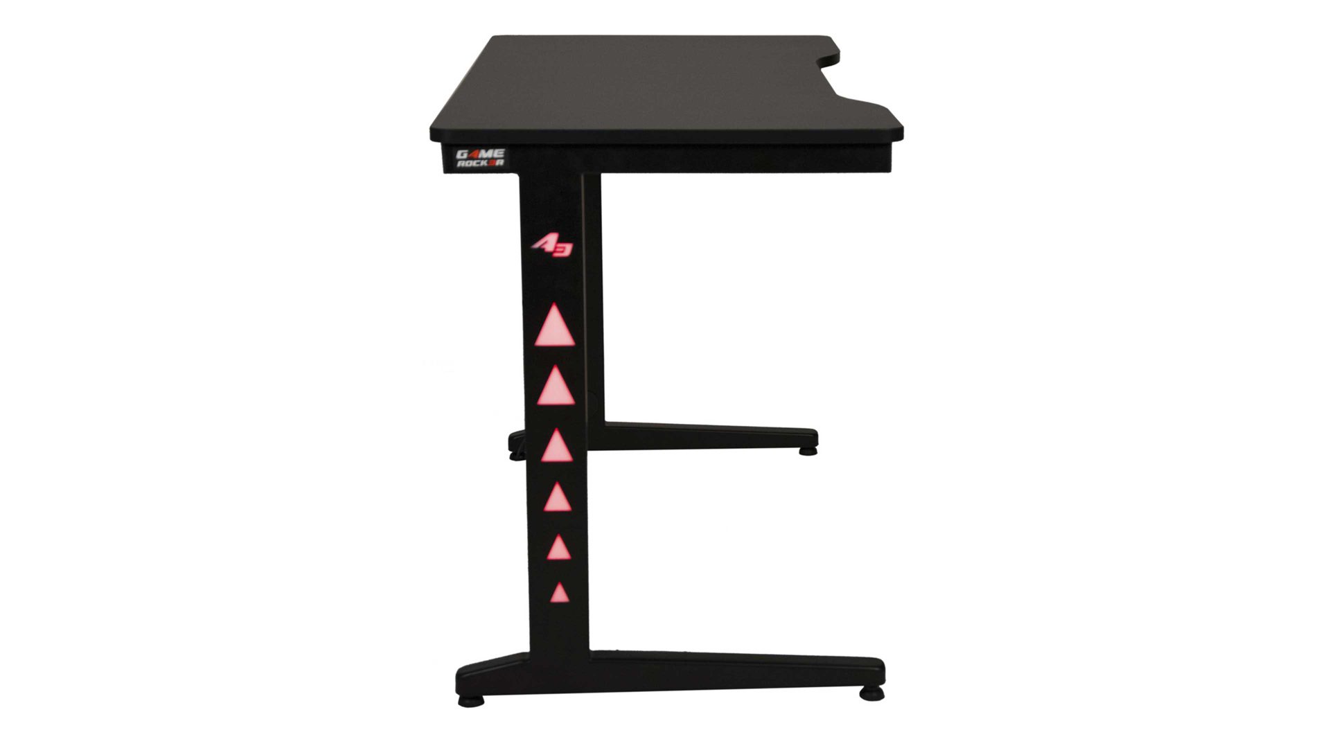 Schreibtisch Duo collection aus Metall in Schwarz Gaming Schreibtisch schwarzes Metall - ca. 120 x 60 cm