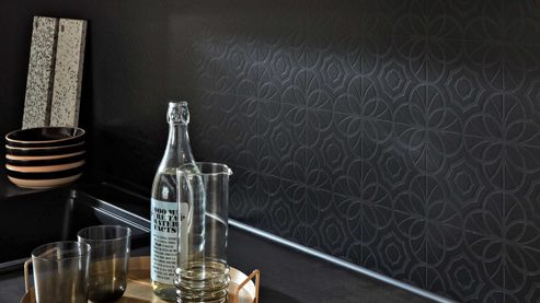 Einbauküche Nobilia® aus Holz in Hellgrau nobilia® Einbauküche Softline mit Elektrogeräten, z. B. Kühlschrank Seidengrau - Länge ca. 390 cm