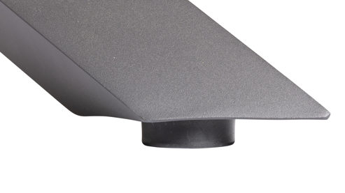 Gartentisch Interliving aus Holz in Holzfarben Interliving Gartenmöbel Serie 7011 - Esstisch Teakholz & anthrazitfarbenes Aluminium - Durchmesser ca. 140 cm