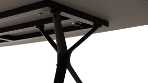 Gartentisch Interliving aus Stein in Grau Interliving Gartenmöbel Serie 7012 - Esstisch gesinterter grauer Stein & anthrazitfarbenes Aluminium - ca. 220 x 100 cm