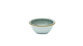 Schale Creatable aus Porzellan in Grau CREATABLE Vintage Nature  – Dipschale steinfarbenes Porzellan – Durchmesser ca. 10 cm