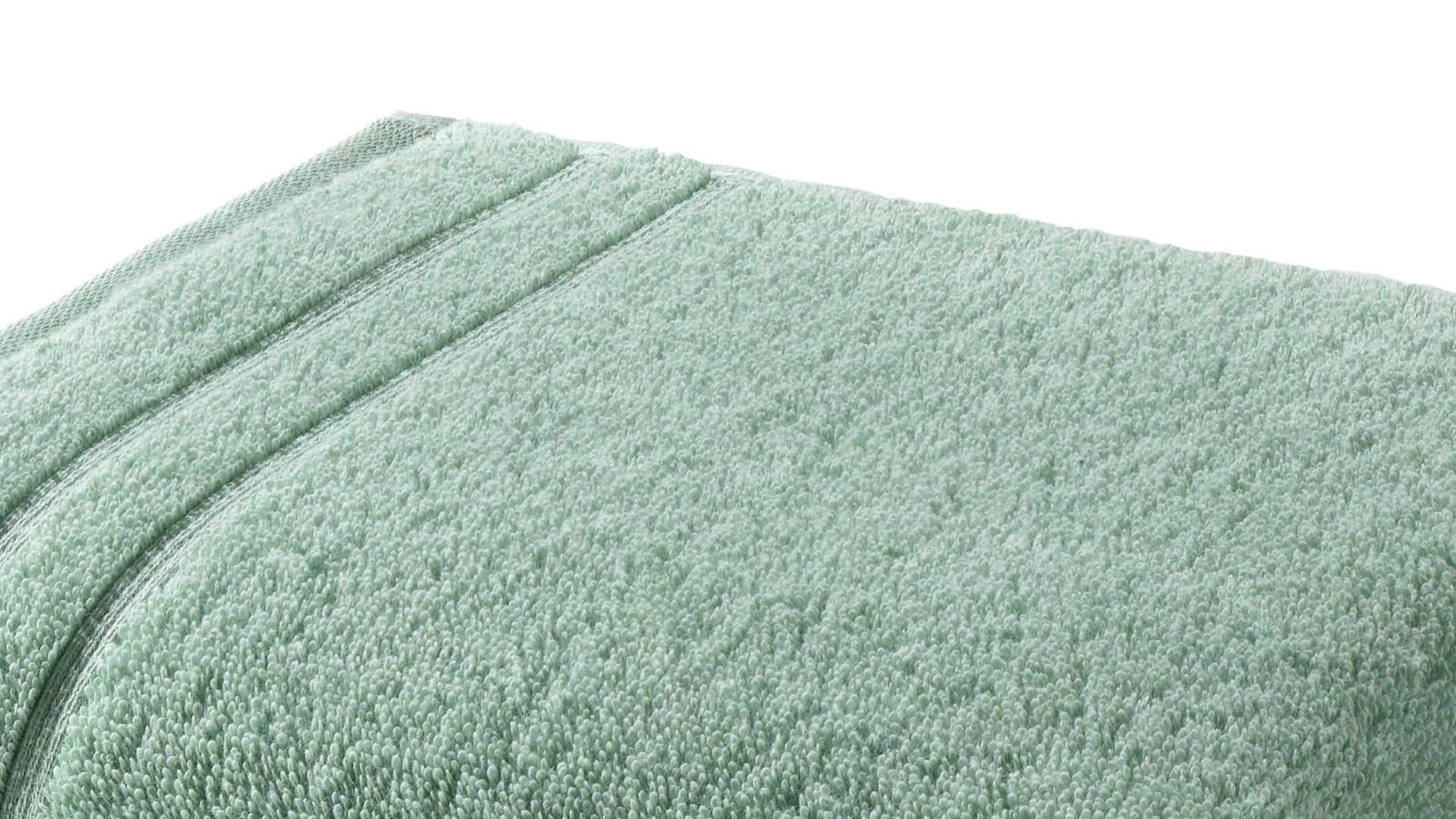 Handtuch Vossen aus Naturfaser in Hellgrün VOSSEN® Four Seasons - Handtuch blassgrüne Baumwolle ca. 50 x 100 cm