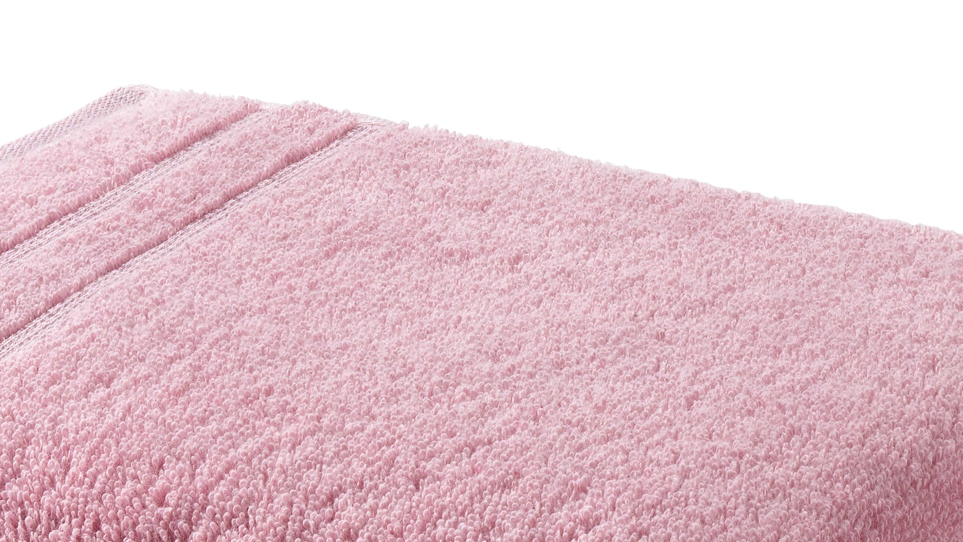 Handtuch Vossen aus Naturfaser in Rosa VOSSEN® Four Seasons - Handtuch lotusfarbene Baumwolle ca. 50 x 100 cm