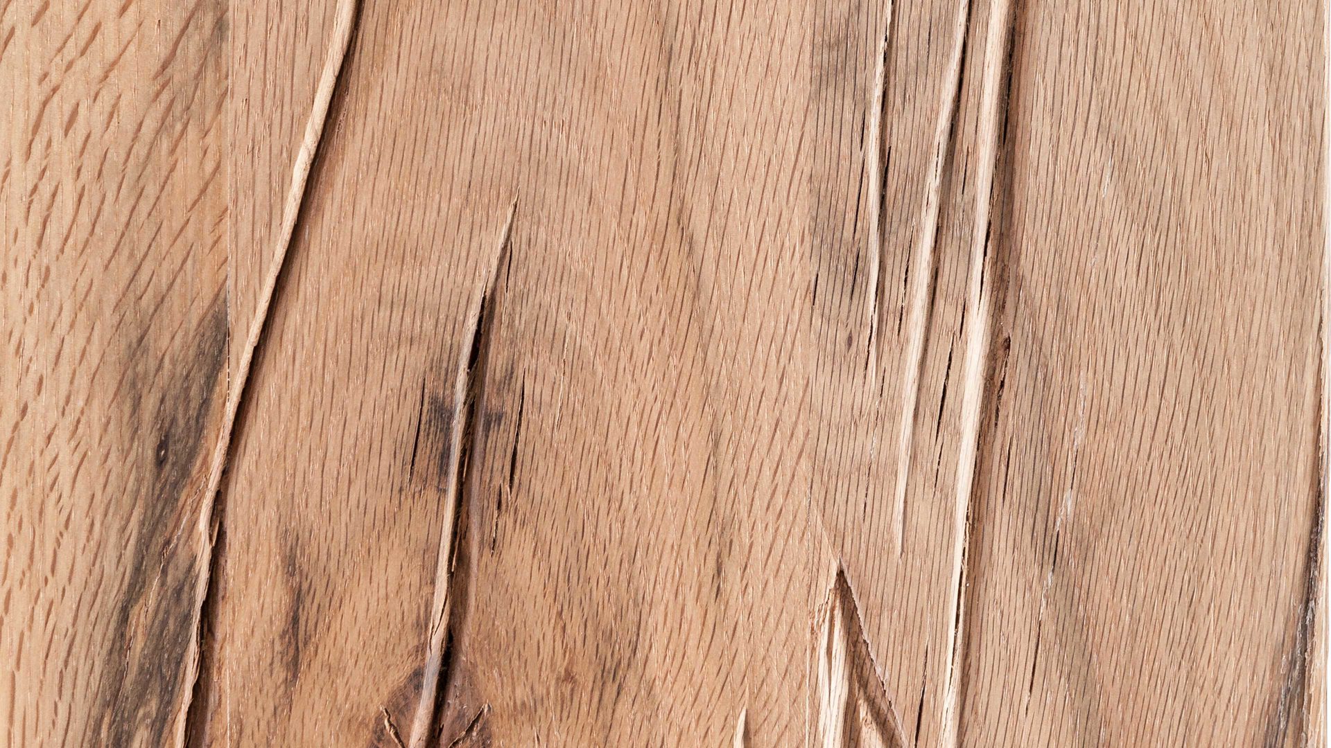 Esstisch Mca furniture aus Holz in Holzfarben Massivholztisch bzw. Esstisch Wildeiche & gebürstetes Edelstahlgestell – ca. 180 x 100 cm