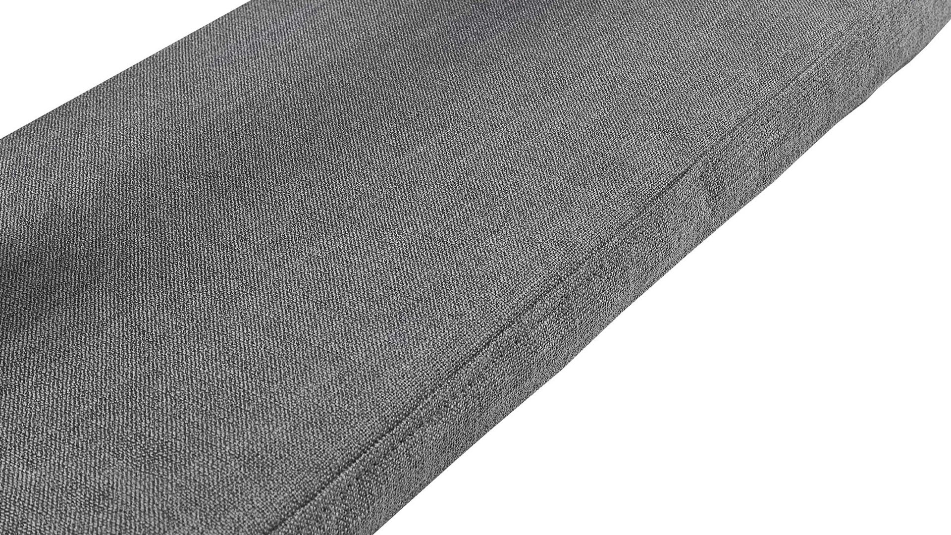 Sitzkissen Germania aus Stoff in Anthrazit Sitzkissen für Schuhbänke anthrazitfarbener Bezug - ca. 72 x 35 cm