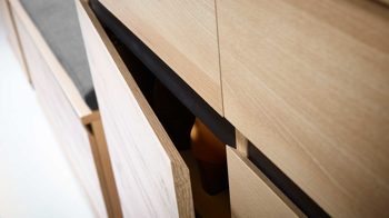 Schuhschrank Germania i.i. aus Holz in Holzfarben Schuhschrank Lissabon, ein Flurschrank mit Komfort Edelbuche - zwei Türen & eine Schublade