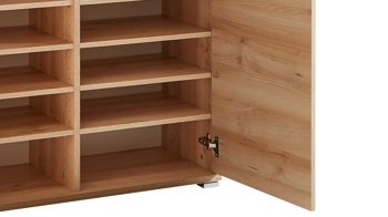 Schuhschrank Germania i.i. aus Holz in Holzfarben Schuhschrank Lissabon, ein Flurschrank mit Komfort Edelbuche - zwei Türen & eine Schublade