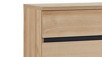 Schuhschrank Germania i.i. aus Holz in Holzfarben Schuhschrank Lissabon, ein Flurschrank mit Komfort Edelbuche - zwei Türen & eine Schublade