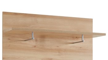 Wandgarderobe Germania aus Holz in Holzfarben Wandgarderobe Lissabon bzw. Garderobenpaneel Edelbuche - ca. 96 x 147 cm