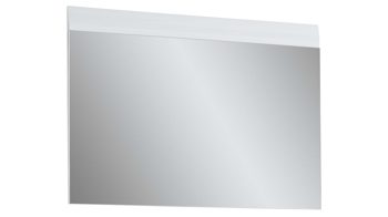 Wandspiegel Germania i.i. aus Spiegel in Transparent Spiegel Adana als Garderobenmöbel weiße Hochglanzoberflächen - ca. 89 x 63 cm