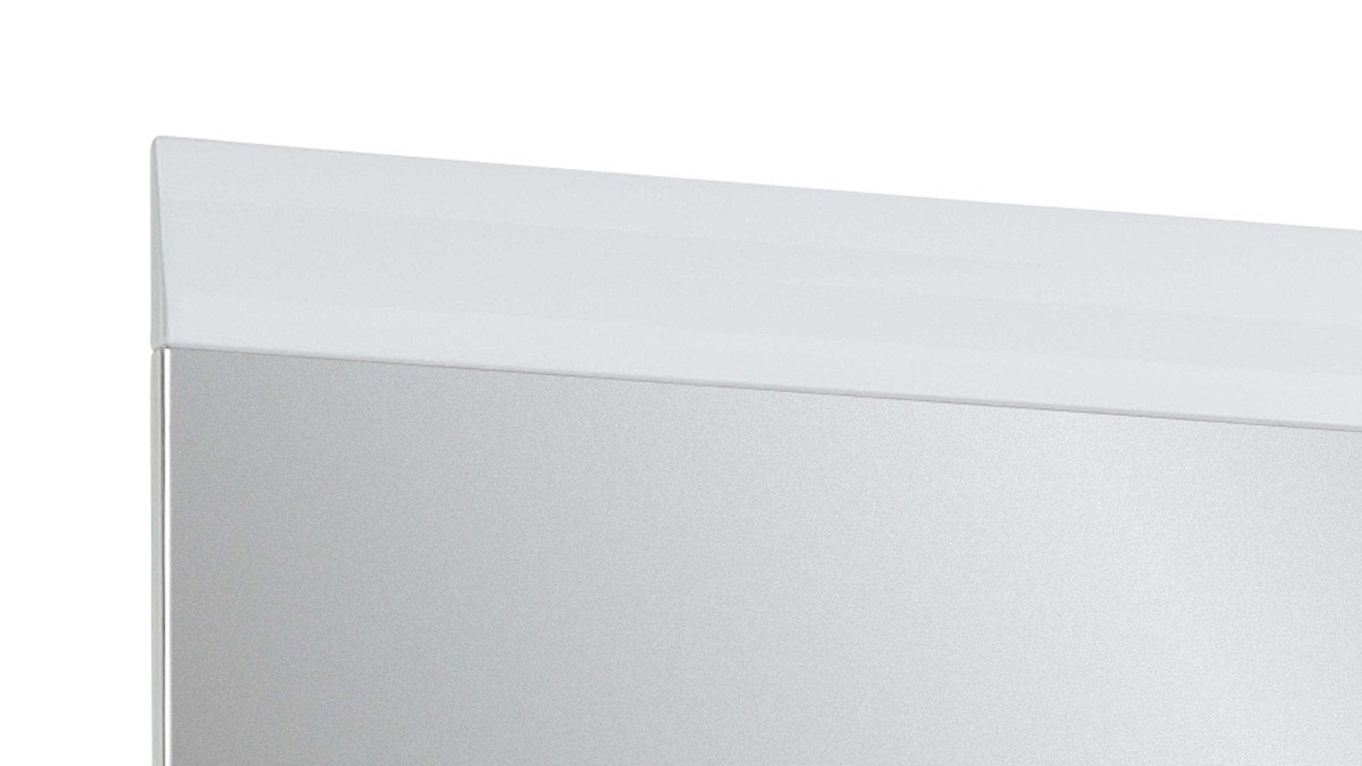 Wandspiegel Germania i.i. aus Spiegel in Transparent Spiegel Adana als Garderobenmöbel weiße Hochglanzoberflächen - ca. 89 x 63 cm