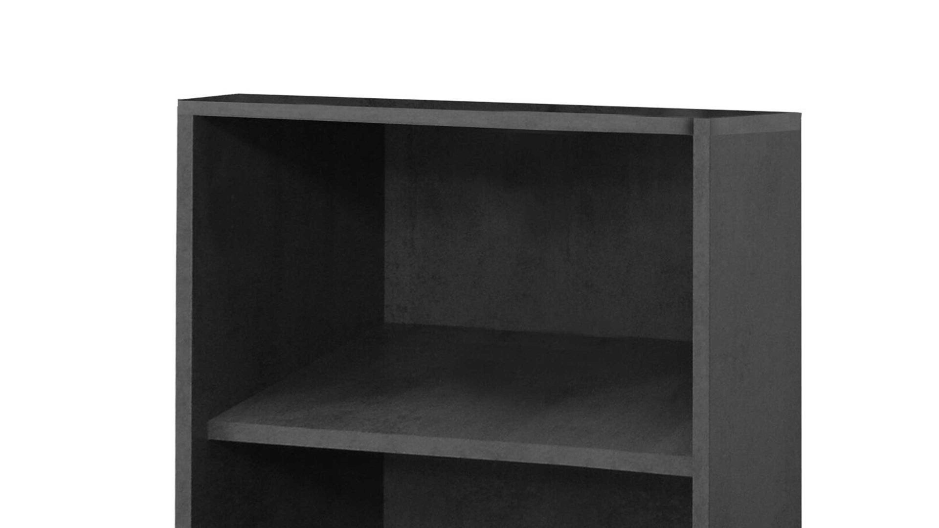 Regal Mäusbacher aus Holz in Schwarz Aktenregal Mister Office Graphit – ca. 81 x 109 cm