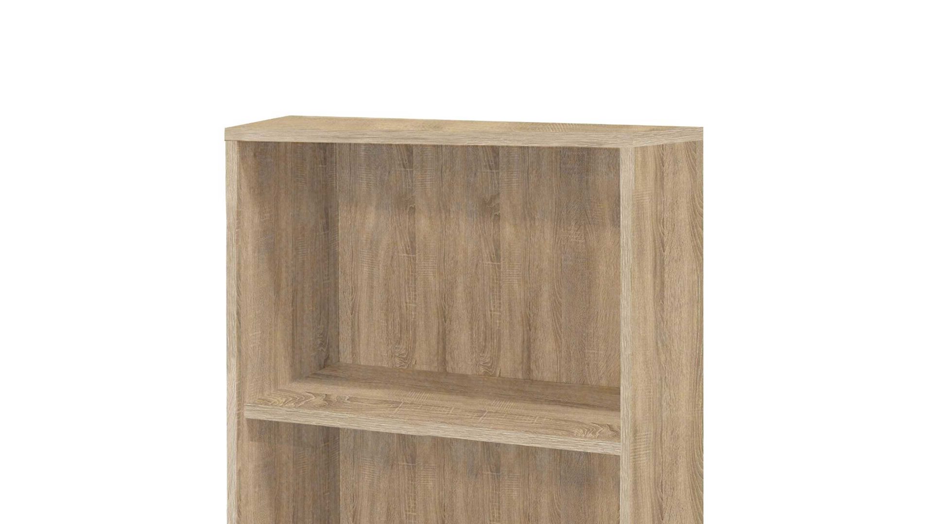 Regal Mäusbacher aus Holz in Holzfarben Aktenregal Mister Office Eiche sägerau – ca. 81 x 215 cm