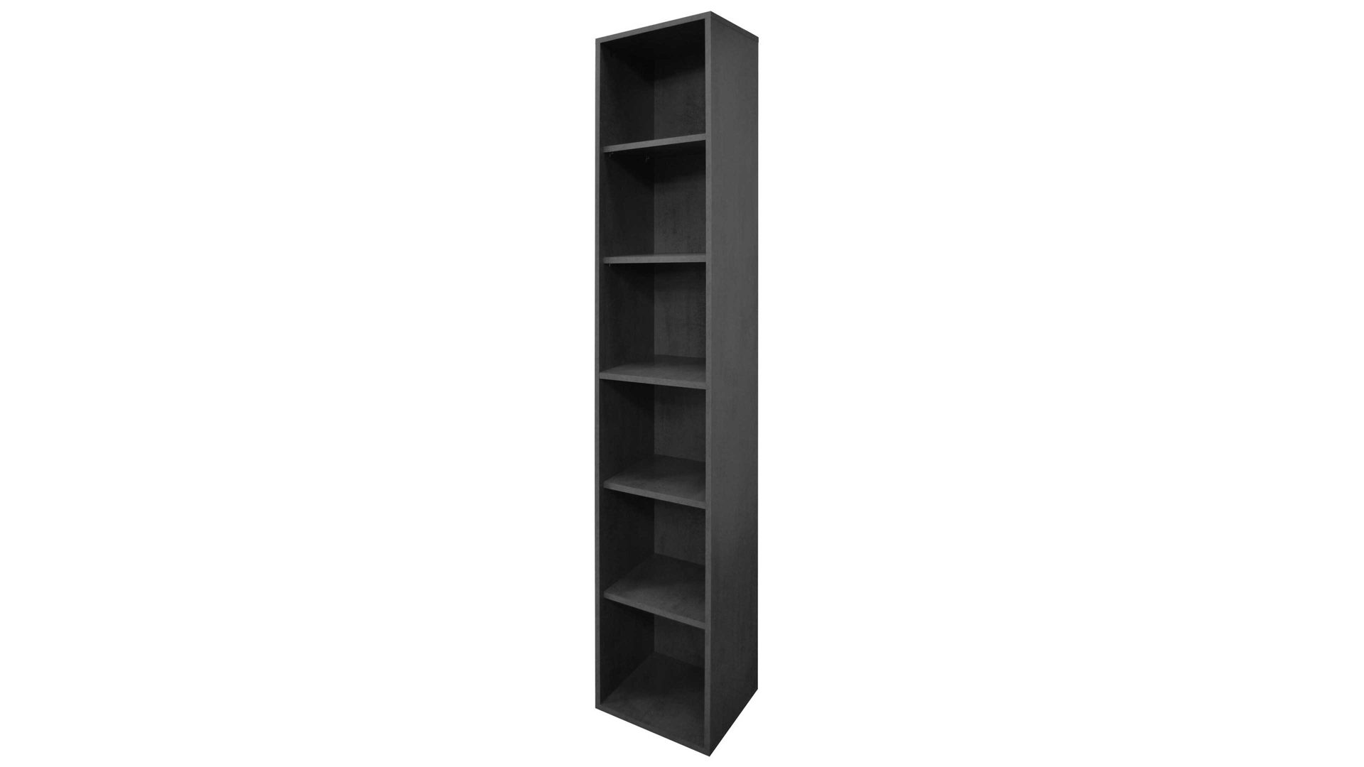 Regal Mäusbacher aus Holz in Schwarz Aktenregal Mister Office Graphit – ca. 41 x 215 cm