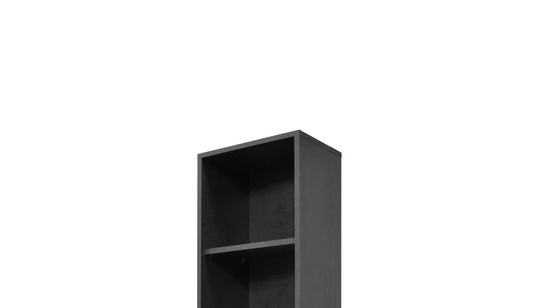Regal Mäusbacher aus Holz in Schwarz Aktenregal Mister Office Graphit – ca. 41 x 109 cm