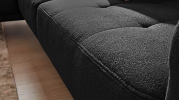 Ecksofa Interliving aus Stoff in Schwarz Interliving Sofa Serie 4250 – Ecksofa schwarzer Bezug Medea 7006 – Stellfläche ca. 215 x 285 cm