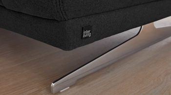 Möbelfuß Interliving aus Metall in Metallfarben Interliving Sofa Serie 4250 – Metallsockel 4.34 verchromtes Metall