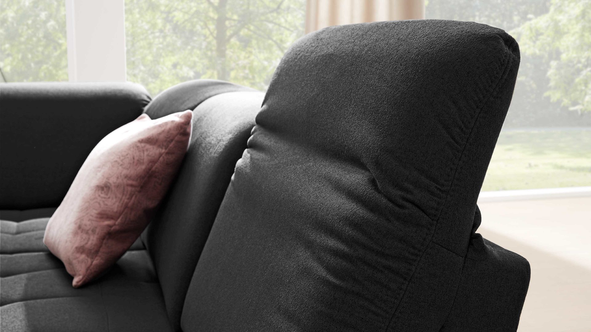 Funktion Interliving aus Metall in Transparent Interliving Sofa Serie 4250 – Kopfteilverstellung Funktions-Mehrpreis